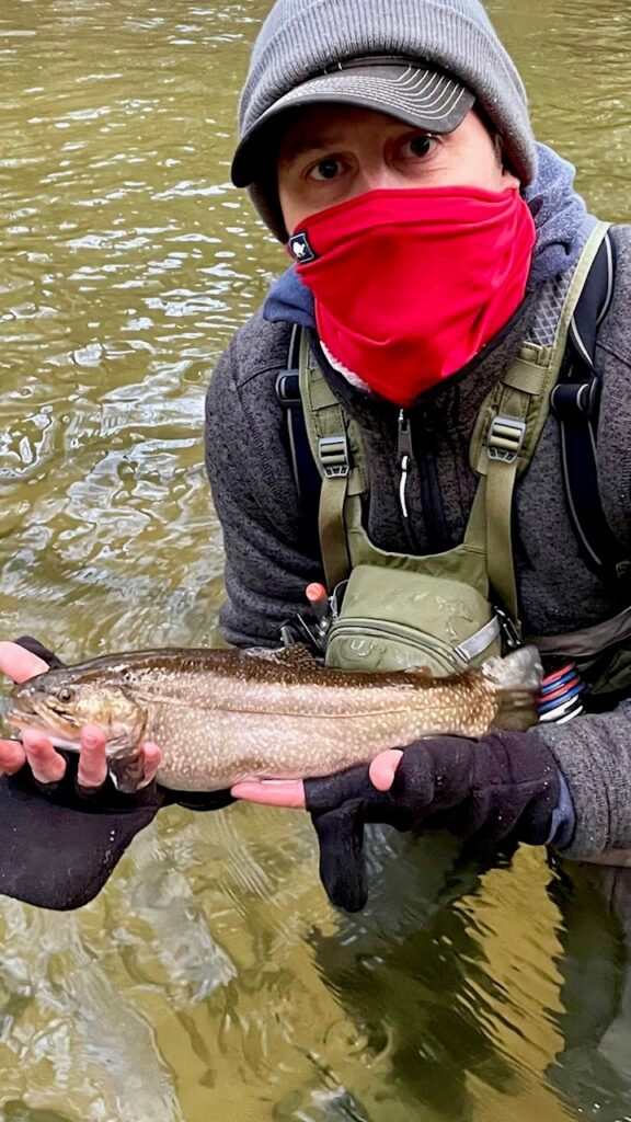 Winter fly fishing