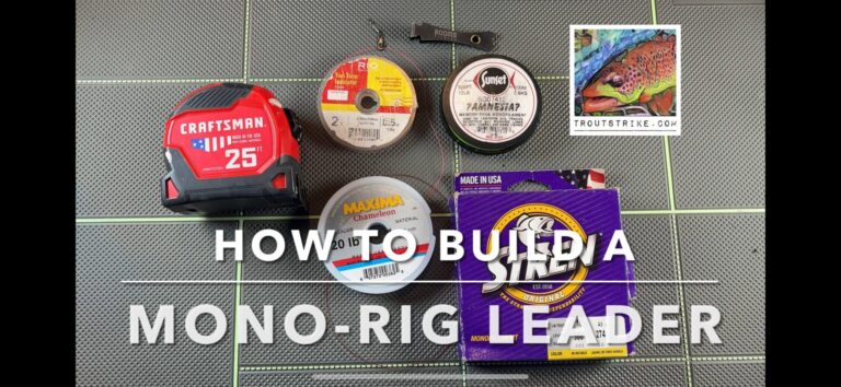 Building the Troutbitten Mono Rig Leader-The Most Important Tightlining Tool