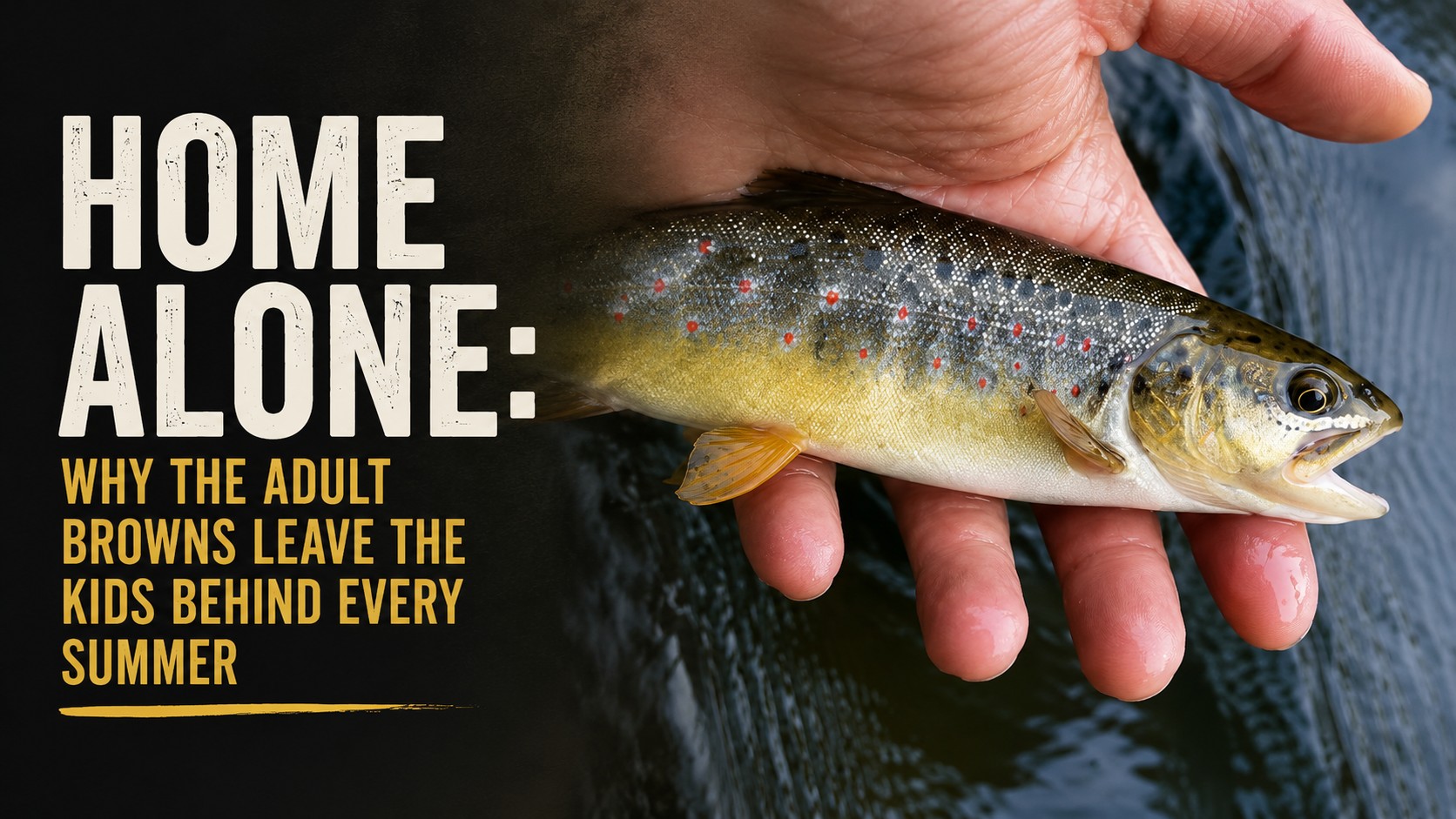 where do big browns go in the summer